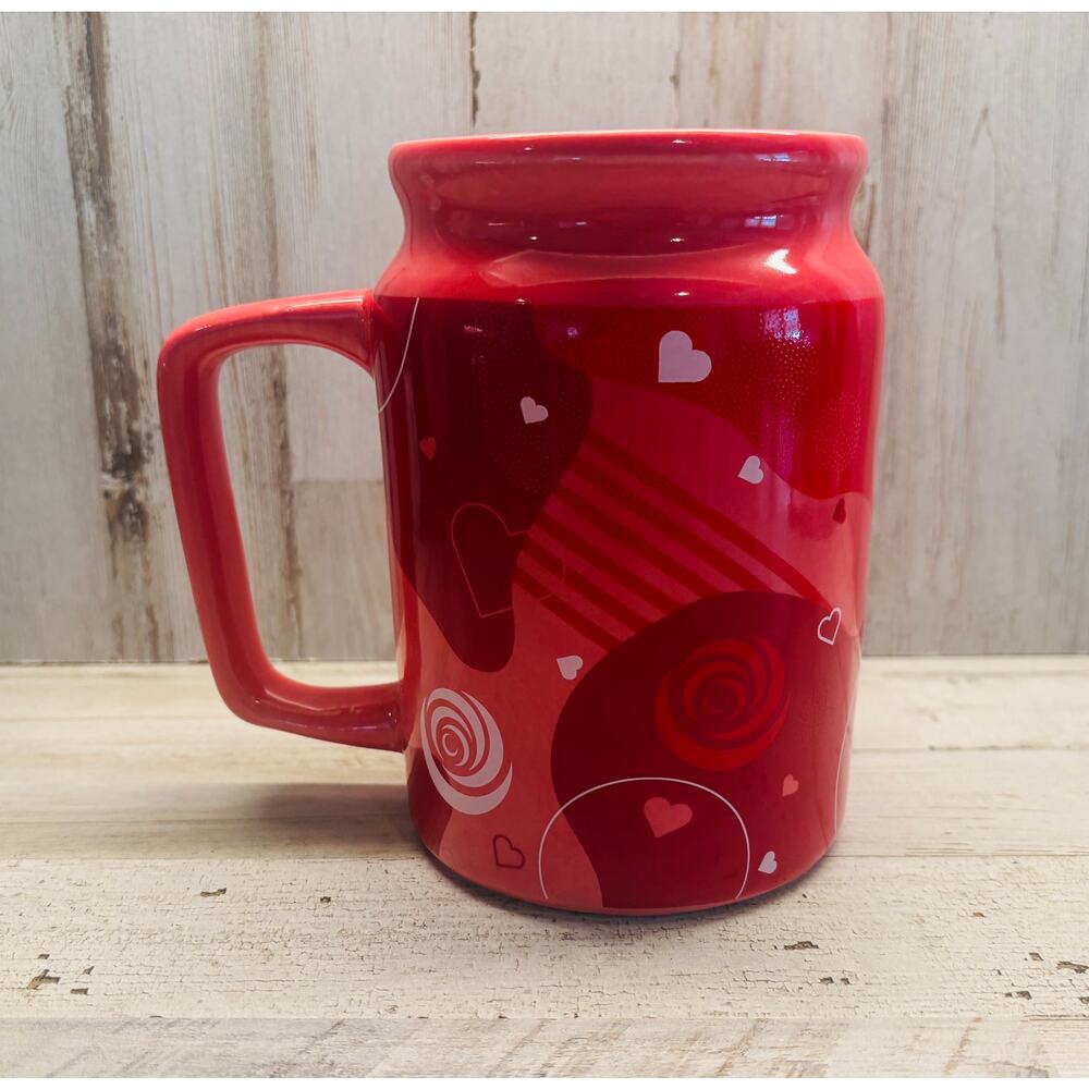 Edible Arrangements Oversized Coffee Mug 28oz Pink Red Valentines Day